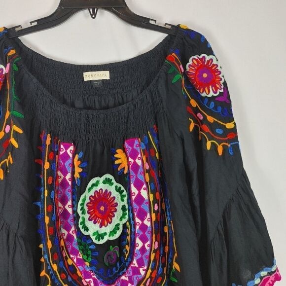 Ruby Yaya Botanica Boho Bellagio Top Bell Sleeve W - Picture 4 of 11
